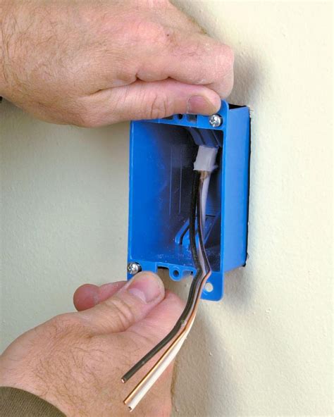 electrical junctiin box on wall|installing junction box in wall.